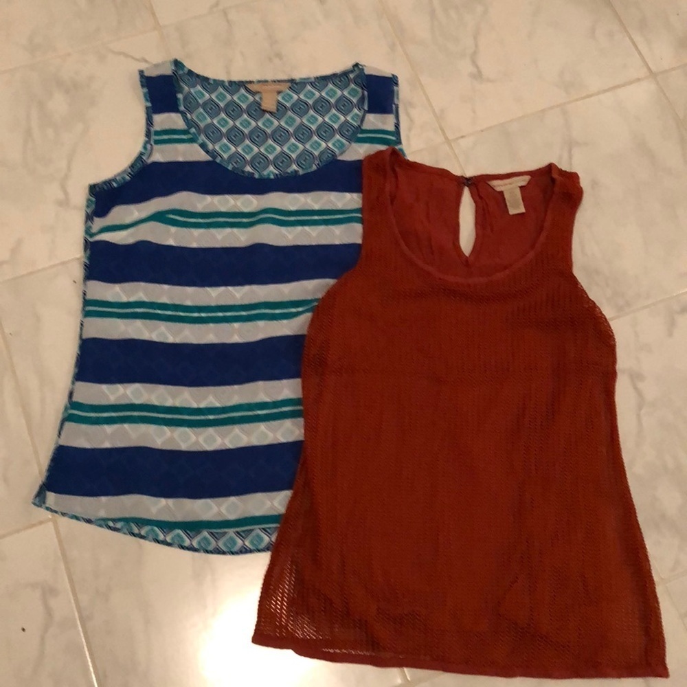 2 Banana Republic sleeveless tank tops EUC!